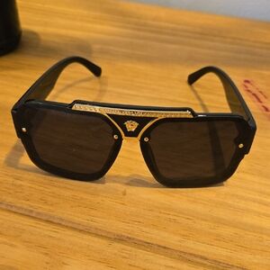 Black and Gold Sunglasses